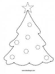Free Printable Tree Trace Worksheet 9 Christmas Worksheets Christmas Card Crafts Christmas Tree Template