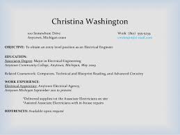 resume associate degree