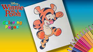 Explore 623989 free printable coloring pages for your kids and adults. Child Tigger Coloring Pages Disney Winnie Pooh Coloring Book For Kids Youtube