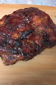 Air Fryer Bbq Baby Back Ribs These Air Fried Ribs Are About As Close To The Low And Slow As You Can Ge Bbq Baby Back Ribs Rib Recipes Air Fryer