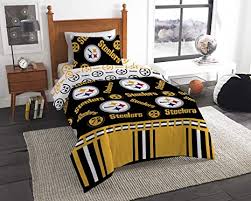 En león, 6:00 pm, leones de león vs tigres de chinandega. Amazon Com The Northwest Company Nfl Pittsburgh Steelers Juego De Cama Doble En Una Bolsa Home Kitchen