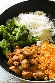 How to make chicken broccoli rice soup by rachael how to make fried rice | geoffrey, madeline and anna zakarian add the rice to hot soup base, simmer for about 20 minutes. Chicken Broccoli Rice Casserole Immaculate Bites