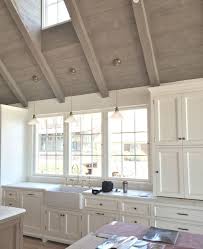 Image Result For Wood Cathedral Ceiling Kitchen Livingroom Love The Color Vaulted Ceiling Kitchen Vaulted Ceiling Lighting Lake House Kitchen