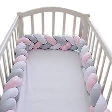 Diseño habitación bebe y muchos detalles siempre se juntan cuando tratamos de decorar su espacio. 300cm Bebe 4 Cuna Nido De Tejido En Telar Bebe Decoracion Sabanas Para Cuna De Cuna Para Cuna Cuna Cuna Trenza Almohada Parachoques Cuna 200cm Blanco 2m Accesorios Para Camas Barandillas Para Camas