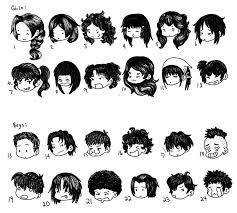Cute black hair chibi panels for streaming on twitch and others ! How To Draw Anime Chibi Hair Drawing For Kids