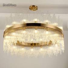Online Shop مصباح دائري حديث بإضاءة Led معلق على شكل ثريا لغرفة الطعام مصباح دائري Led Lamvillage إضاءة In 2020 Chandelier Lighting Circle Chandelier Modern Chandelier