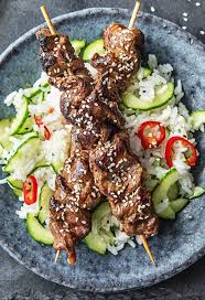 Asiatische Rinderspiesse Rezept Hellofresh Rezept Rezepte Asiatische Rezepte Asiatische Gerichte
