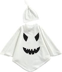 Buy Unisex Toddler Kids Baby Girl Boy Halloween Ghost Costume Hooded Poncho Cape Cloak Hat Blanket Cosplay Clothes Online In Usa B099n56kxt