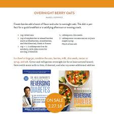 Whole wheat apple cinnamon breakfast cookies: Neal Barnard Md Planning Meals For The Week These Overnight Berry Oats Make It Easy To Have A Fast Healthy Breakfast Recipe From My New Cookbook With Dreena Burton Https Www Amazon Com Neal Barnards Cookbook Reversing Diabetes Dp 1623369290