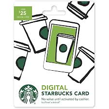 People are about to be able to text starbucks gift cards. Amazon Com Starbucks Digital Gift Card 25 No Plastic Card Enclosed Code Only Gift Cards