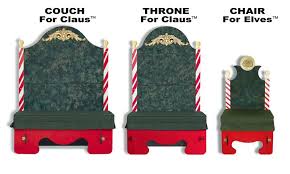 Santa Claus Throne And Couch And Chair For Elves For Sale Elf Christmas Decorations Diy Santa Christmas Backdrops