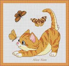 Find patterns for kids, adults, and home. Cross Stitch Pattern Kids Cats Funny Little Cat Kitten Etsy Cross Stitch Animals Cross Stitch Cat Cross Stitches
