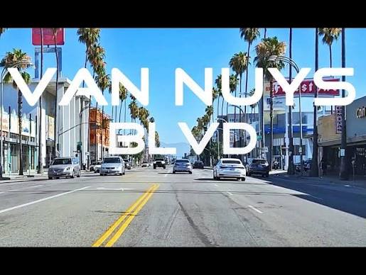 Van Nuys Blvd in the San Fernando Valley