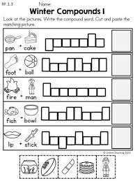 Winter Literacy Activities Distance Learning Compound Words Compound Words Worksheets Literacy Worksheets