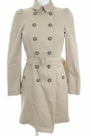 ZARA WOMAN Trenchcoat beige Zierknöpfe Damen Gr. DE 34 Mantel Coat  Baumwolle | eBay