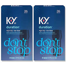 K Y Male Genital Desensitizer Lidocaine Duration Spray 2 Pcs Yesitter