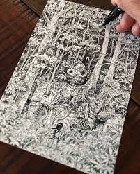 Maybe you would like to learn more about one of these? Kerby Rosanes Art Ink Drawing Illustration Ink Pen Drawings Drawings