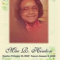 Mae Hinton Obituary