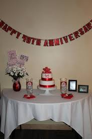 Mom Dad S Surprise 40th Wedding Anniversary Dinner Party Wedding Anniversary Decorations 40th Anniversary Party Decorations Wedding Anniversary Surprises