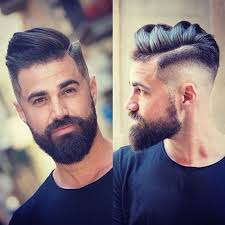 Fading A Beard Into Your Hair Cool High Skin Fade With Textured Comb Over Haircuts For Men Beard Styles For Men Hair And Beard Styles Different faded haircuts for men. fading a beard into your hair cool