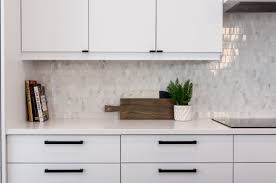 Modern cabinet hardware hardware the home depot. Northern Lights Interior Design Portfolio Winnipeg Modern White Kitchen With Black Hardware Modern Black Kitchen Black Kitchen Handles White Modern Kitchen