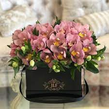 Pink Cymbidium Cloud Flower Delivery In Los Angeles Flowers Bouquet Gift Flower Delivery Flower Boutique