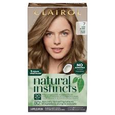 If you are warm toned, your hair reflects gold, and lifting your hair's natural hair color a few shades can be achieved through a boxed dye. Clairol Natural Instincts Demi Permanent Hair Color 7 Dark Blonde Coastal Dune 1 Kit Target