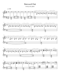 текст и перевод песни Twenty One Pilots Stressed Out Twenty One Pilots Stressed Out Piano Sheets Fortepiannaya Muzyka Fortepiano Noty Noty