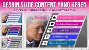 Jangan lupa like, comment & share fanspage ini supaya bisa terus berkembang. Cara Membuat Ppt Yang Bagus Untuk Menampilkan Biodata Youtube