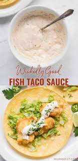 To punch it up, reed advised adding some spices, including oregano, mustard and onion powder. Wickedly Good Fish Taco Sauce The Best Fish Taco Sauce For Your Tacos Wonderfully Spiced And So Easy To Whip U Seafood Recipes Recipes Fish Recipes Healthy