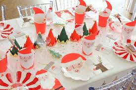 Cookies With Santa Shop Event Christmas Kid Table Settings With Meri Meri Products Kids Table Christmas Kids Christmas Party Christmas Party Supplies