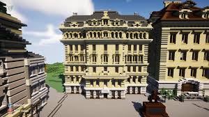 19th Century European Styled Bank Building Minecraftbuilds In 2020 Minecraft City Minecraft Architecture Minecraft City Buildings