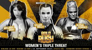 Just turn off the over the top rope rules and turn on pins and submissions. Next Step Wrestling On Twitter Huge Women S Triple Threat Match Between Kelly Wp Melzi87 And Jazzy Gabert Ahead Graphic Design By Skyhighrollins Https T Co M9qt1vhqzl