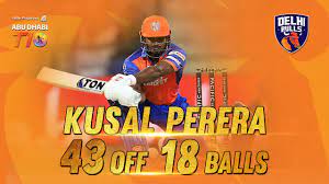 Sri lanka captain kusal perera says pay battle between players and board hurting team morale ahead of bangladesh odis. Kusal Perera I 43 Off 18 Balls I Man Of The Match I Match 12 I Delhi Bulls Youtube