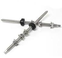 Pocket Hole Screws 200 Pcs M4 Hanger Bolts - Double Ended Screws For Wood  To Metal Joining, Furniture Legs, Stairs - Galvanized Carbon Steel 200 Pcs  ...