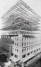 Adler Sullivan The Construction Of The Wainwright Building St Louis Missouri Ecole De Chicago Architecture Et Urbanisme Urbanisme
