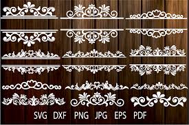Comparing css solution to an svg solution. Floral Vintage Frames Ornamental Split Frame Svg Flourish 212381 Svgs Design Bundles Design Bundles Free Design Vintage Frames