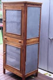 Antique Vintage Early Australian Rustic Pine Food Safe Meat Safe Vintage Food Safe Australian Vintage Antique Furniture