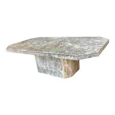 Round marble top coffee table with lip: Vintage Italian Marble Coffee Table Chairish