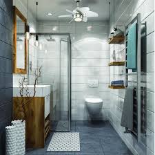 Craftmade Lighting Ppl246 Propel 24 Ceiling Fan With Light Kit Modern Bathroom Design Bathroom Industrial Chic Modern Master Bathroom