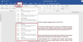 Cara hapus page di word. Cara Mudah Menghapus Section Break Di Microsoft Word 2016