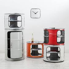 Recycled Oil Barrels Turned Into Storage Cabinets And Coffee Tables Want To Make Your Own All You Need Is A Giant Goruntuler Ile Ahsap Palet Projeleri Variller Ahsap Palet
