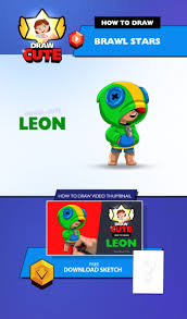 An exclusive collection of pictures of the characters. Artstation How To Draw Leon Super Easy Brawl Stars Drawing Tutorial Drawitcute Com
