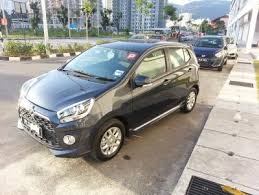 Midnight blue is the color of a vat full of indigo dye; Lyn Perodua Axia Club V2