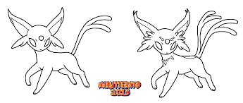 These alphabet coloring sheets will help little ones identify uppercase and lowercase versions of each letter. Line Art Espeon Mega Evo By Naruttebayo67 On Deviantart
