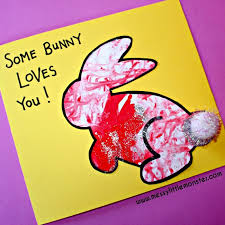 Here is the front face bunny template: Easy Bunny Craft Printable Bunny Template Included Messy Little Monster