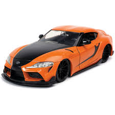 The most famous toyota supra in history will be up for sale soon. Fast Furious 9 Han S 2020 Toyota Supra 1 24 Scale Diecast Model By Jada Toys Fairfield Collectibles
