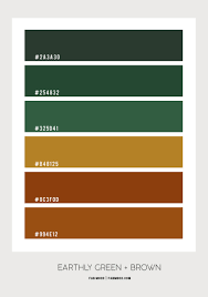 You should already saw shades of green colors in nature. Earth Tone Combined With Nature An Earthly Green