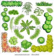 Trees And Bush Item Top View For Landscape Design Vector Icon Landscape Design Landscape Design Drawings Garden Design