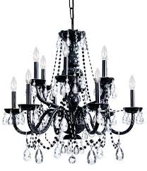 12 Light Black Crystal Chandelier Lighting Laura Of Pembroke